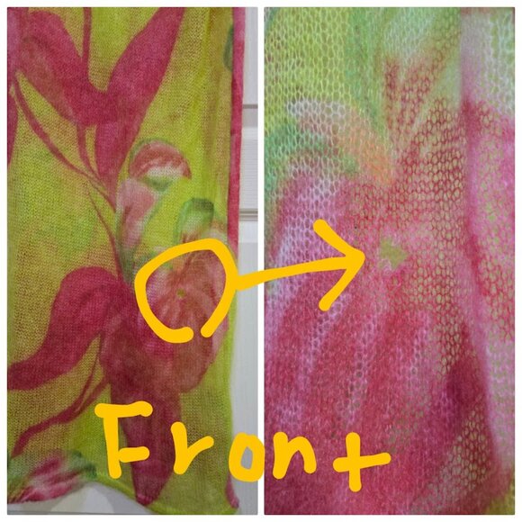 NWT Retrofete Fontelina Dress Lime Anthurium Swim Coverup Size L - Picture 12 of 13